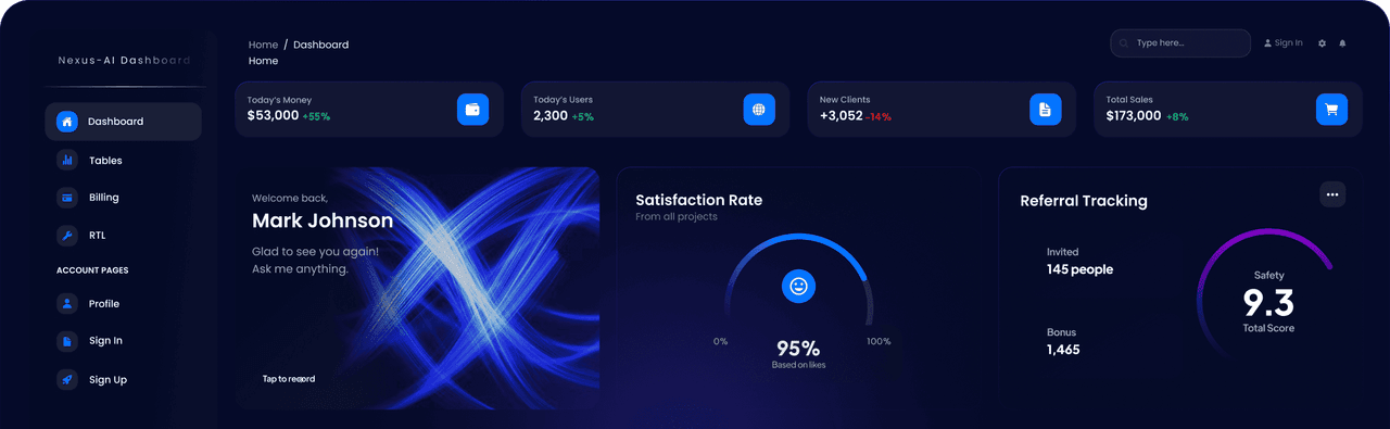 SMAD Portal mission dashboard showing requirements traceability, risk matrix, and budget margins